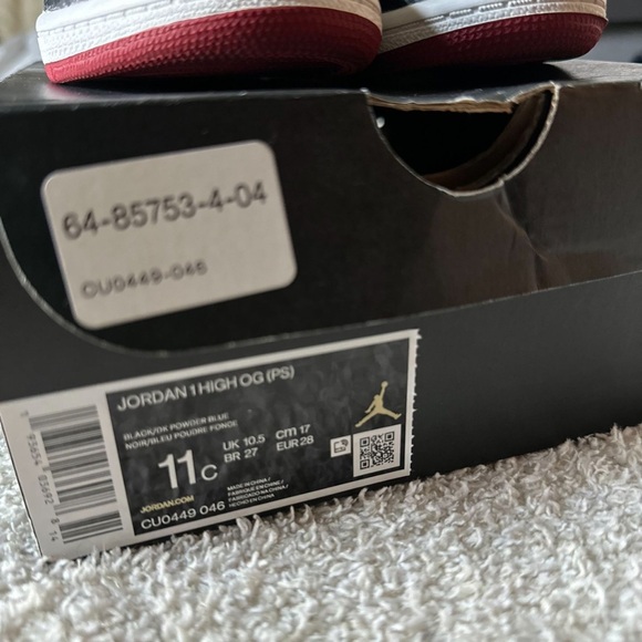 Air Jordan 1 Retro High OG ‘NC to Chi’ PS - Picture 6 of 7